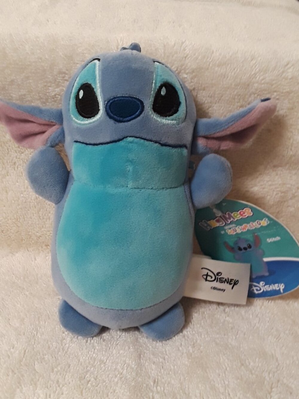 Official Disney Stitch Squishmallow HugMees 6" Plush NWT Blue Kellytoy Toy-2024